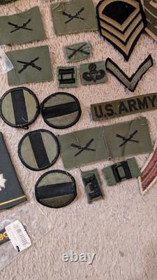 Vintage Us Military Patch Lot 205 Army Ranger Special Forces Nice Old New Varied