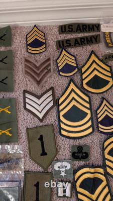 Vintage Us Military Patch Lot 205 Army Ranger Special Forces Nice Old New Varied