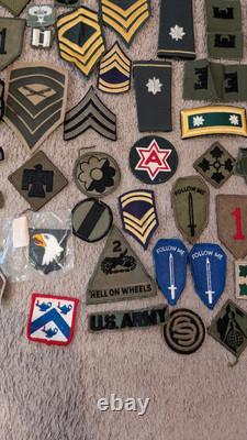 Vintage Us Military Patch Lot 205 Army Ranger Special Forces Nice Old New Varied