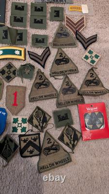 Vintage Us Military Patch Lot 205 Army Ranger Special Forces Nice Old New Varied