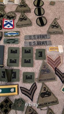 Vintage Us Military Patch Lot 205 Army Ranger Special Forces Nice Old New Varied