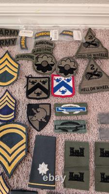 Vintage Us Military Patch Lot 205 Army Ranger Special Forces Nice Old New Varied