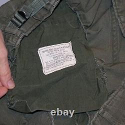 Vintage VIETNAM ERA US Military TROPICAL JUNGLE RIP STOP OG-107 PANTS Medium 60s