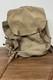 Vintage Ww2 Swedish Military Metal Framed Canvas And Leather Backpack
