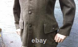 Vintage WW2 era Swedish Army Wool Tunic Jacket Uniform Military 1942 Size 96