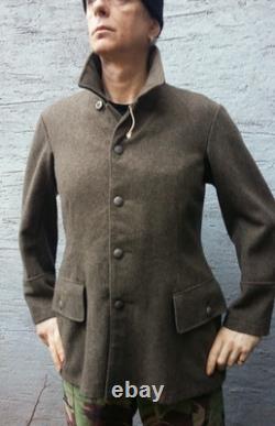 Vintage WW2 era Swedish Army Wool Tunic Jacket Uniform Military 1942 Size 96