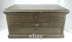 Vintage WWII Military Tool Chest with Drawers US Army Signal Corps Wood Tool Box