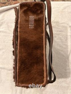 Vintage WWII Swiss Army Horse hair Leather Backpack/Rucksack Military