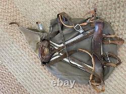 Vintage WWll Swedish Army M39 military backpack with frame. (1939-1942)