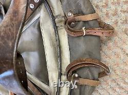 Vintage WWll Swedish Army M39 military backpack with frame. (1939-1942)