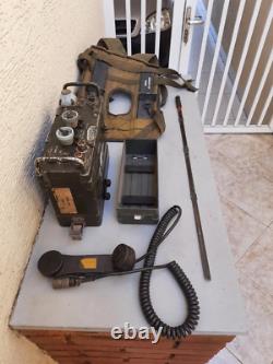 Vintage brazilian army Ry 20 Erc 110 Military Backpack Field Radio VHF-30-75 MHz