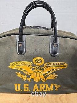 Vintage rare GI U. S. Army Original Cold War Era Duffle Bag 18 x 12