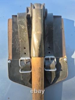 Vntg 1964 Army Military Green Foldable Small Shovel US Nice