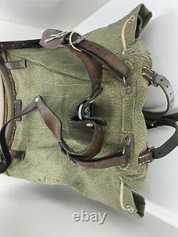 Vtg 1959 Swiss Army Salt Pepper Military Backpack Rucksack Plce