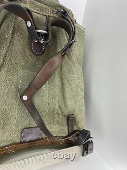 Vtg 1959 Swiss Army Salt Pepper Military Backpack Rucksack Plce