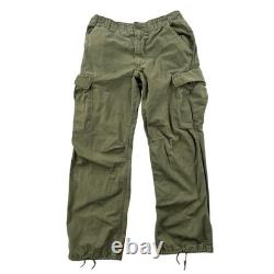 Vtg 60s US Army M65 Field Cargo Pants Men Small Regular OG-107 Green Military