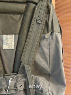 Vtg French Military Backpack Olive Green Canvas Rucksack Field Pack Army Camping