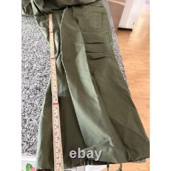 Vtg Fulton M-1951 Field Trousers Military Cargo Pants XL Green 1953 Surplus