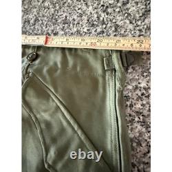 Vtg Fulton M-1951 Field Trousers Military Cargo Pants XL Green 1953 Surplus