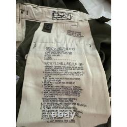 Vtg Fulton M-1951 Field Trousers Military Cargo Pants XL Green 1953 Surplus