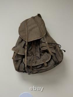 Vtg Late WWII Era Army Bergen Backpack Rucksack Canvas Military Surplus Frame