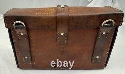 Vtg Leather Swiss Army Medic Bag Authentic Satchel Dispatch War Era
