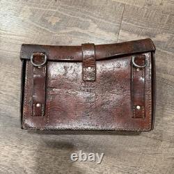 Vtg Leather Swiss Army Medic Bag Authentic Satchel Dispatch War Era