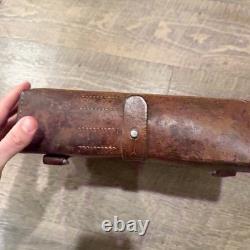 Vtg Leather Swiss Army Medic Bag Authentic Satchel Dispatch War Era