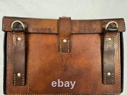 Vtg Leather Swiss Army Medic Bag Authentic Satchel Dispatch War Era