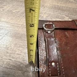 Vtg Leather Swiss Army Medic Bag Authentic Satchel Dispatch War Era