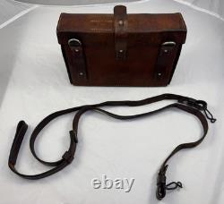 Vtg Leather Swiss Army Medic Bag Authentic Satchel Dispatch War Era