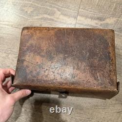 Vtg Leather Swiss Army Medic Bag Authentic Satchel Dispatch War Era