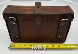 Vtg Leather Swiss Army Medic Bag Authentic Satchel Dispatch War Era