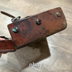 Vtg Leather Swiss Army Medic Bag Authentic Satchel Dispatch War Era