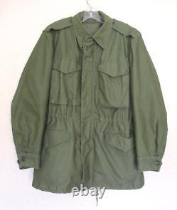 Vtg M-1951 Dated 1952/53 Korean War US Military Field Jacket Small Regular Liner