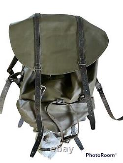 Vtg Military Backpack Rubberized Army Waterproof Rucksack Mtn Survival Bag