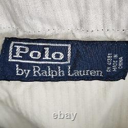 Vtg Polo Ralph Lauren Mens Military Surplus Style Cargo Pants Navy Size 34x34