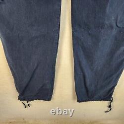 Vtg Polo Ralph Lauren Mens Military Surplus Style Cargo Pants Navy Size 34x34