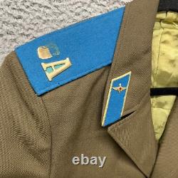 Vtg Russian Soviet Union Army USSR Uniform Jacket Military Mens 38 Green Coat