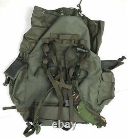 Vtg Swedish 1992 Military Backpack Rubberized Army Waterproof Mtn Survival Bag