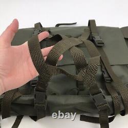 Vtg Swedish 1992 Military Backpack Rubberized Army Waterproof Mtn Survival Bag