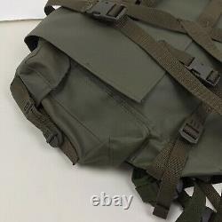 Vtg Swedish 1992 Military Backpack Rubberized Army Waterproof Mtn Survival Bag