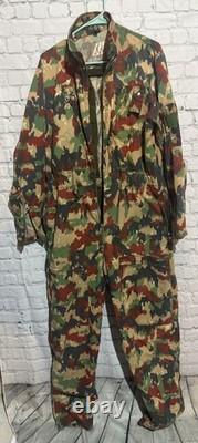 Vtg Swiss Army Alpenflage Taz 83 Coveralls Sz 50-82 Camouflage Tanker 80's Vtg Swiss Army Alpenflage Taz 83 Coveralls Sz 50-82 Camouflage Tanker 80's