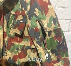 Vtg Swiss Army Alpenflage Taz 83 Coveralls Sz 50-82 Camouflage Tanker 80's