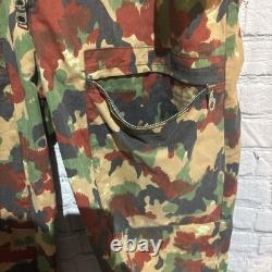 Vtg Swiss Army Alpenflage Taz 83 Coveralls Sz 50-82 Camouflage Tanker 80's