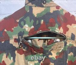 Vtg Swiss Army Alpenflage Taz 83 Coveralls Sz 50-82 Camouflage Tanker 80's