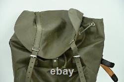 Vtg Swiss Military Backpack Rubberized Army Waterproof Rucksack Mtn Survival Bag