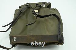 Vtg Swiss Military Backpack Rubberized Army Waterproof Rucksack Mtn Survival Bag