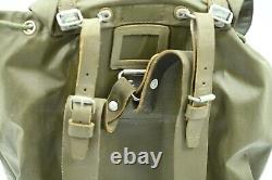 Vtg Swiss Military Backpack Rubberized Army Waterproof Rucksack Mtn Survival Bag