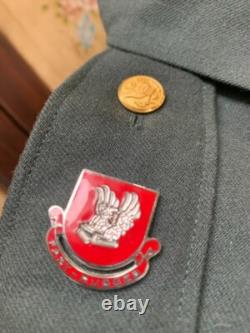 Vtg Us Army Military Mens Lot 1950's Uniforms Clothing Pins Patches